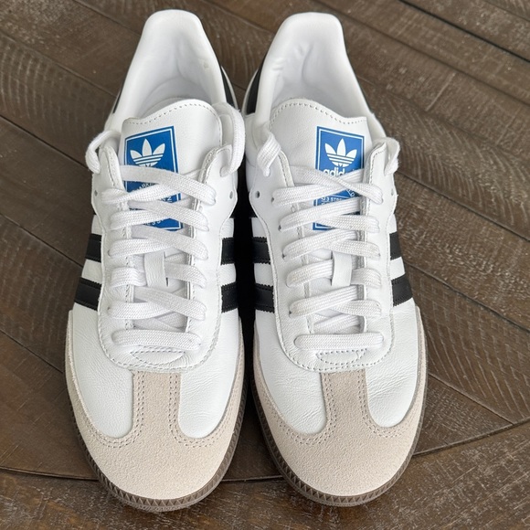 Adidas Samba OG White/Black/Gray Like New! 9.5 Women’s, 8.5 Men’s - Picture 3 of 5